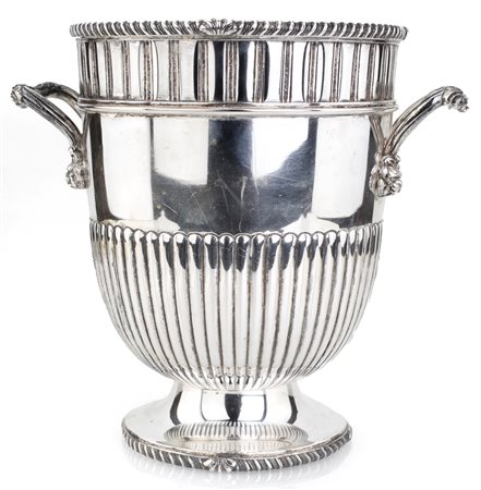 Secchiello rinfresca bottiglia in argento