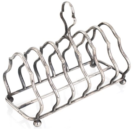 Porta toast in argento 800/1000