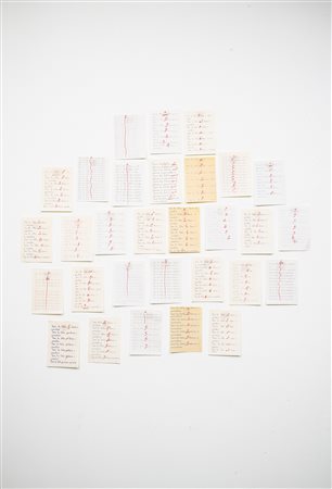 MAURIZIO CATTELAN
Punizioni (non si deve fare la lotta di-in classe), 1991