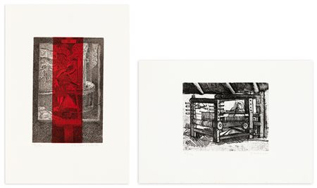 AUTORI VARI (CARMASSI E TABUSSO) - Lotto unico composto da 2 opere grafiche