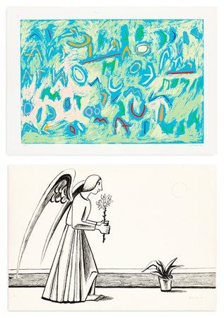 AUTORI VARI (NUCARA E MORANDO) - Lotto unico composto da 2 opere grafiche