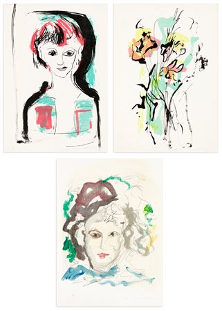 ERNESTO TRECCANI (1920-2009) - Lotto unico composto da 3 litografie
