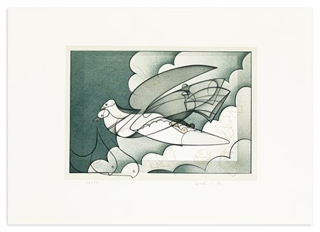 FLORIANO BODINI (1933-2005) - Senza Titolo, 1981