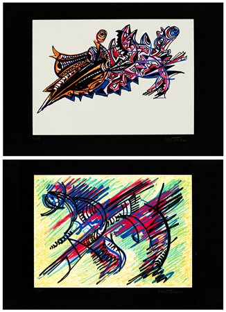 UMBERTO MASTROIANNI (1910-1998) - Lotto unico composto da 2 litografie