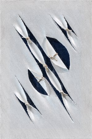 CALOGERO SALEMI (1966) - Squarci di blu perlato, 2021