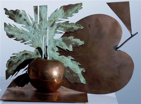 CAVALIERE ALIK (Roma 1926 - Milano 1998) "Mela" Bronzo cm. H: 50.00 Es....