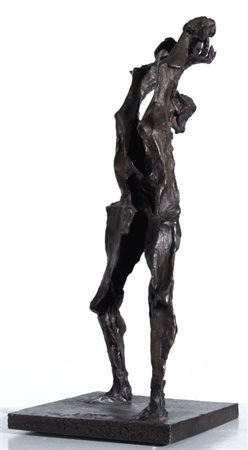 MURER AUGUSTO (Falcade 1922 - Falcade 1985) "Partigiano" 1976 Scultura in...