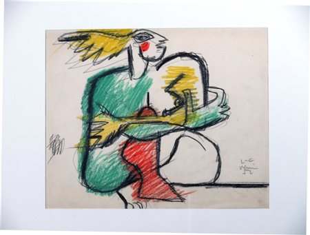LE CORBUSIER (La Chaux de Fonds 1887 - Roquebrune Cap Martin 1965) "Figura"...
