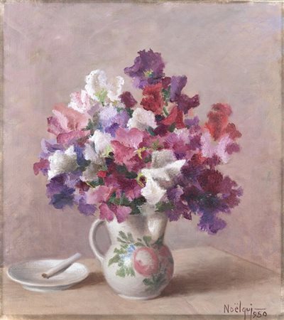 Noel Quintavalle "Pistilli odorosi" 950
olio su tela (cm 40x35)
Firmato e datato