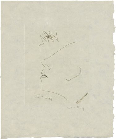 Man Ray, Ritratto di Isidore Duncasse, 1961