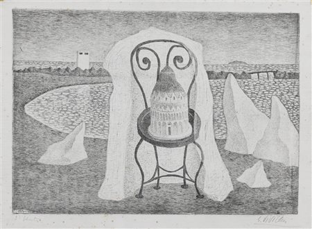 Giuseppe Viviani, Alabastrino seggiola velo e mare, 1941-42