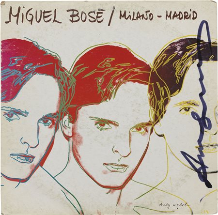 Andy Warhol, Miguel Bosé, Milano-Madrid