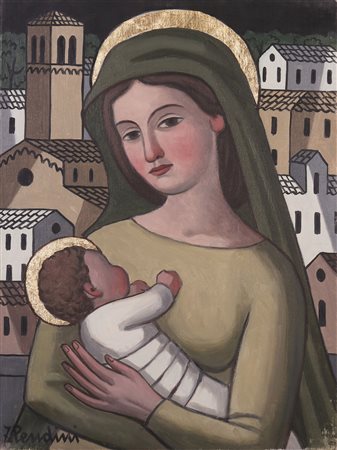 Fulvio Pendini, Madonna con Bambino, (1972)