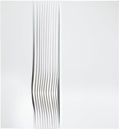 Nando Stevoli, Pleating bianco, 2018