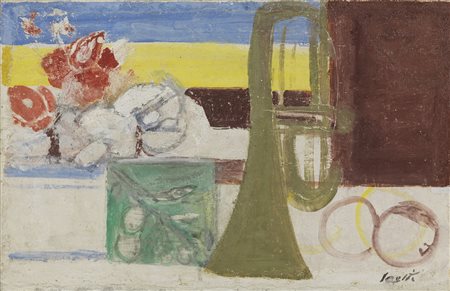 Bruno Saetti, Natura morta, 1982