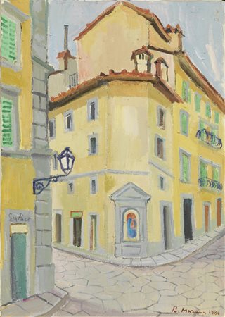 Rodolfo Marma, Angolo di città, 1980