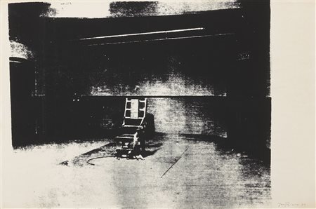 Mike Bidlo, Not Warhol (Electric Chair), 1984