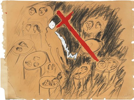 Enzo Cucchi, Senza titolo, 1978