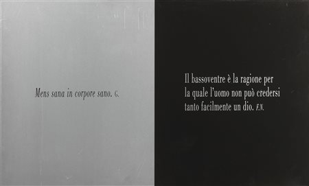 Joseph Kosuth, Mens agitat molem #6, 2003