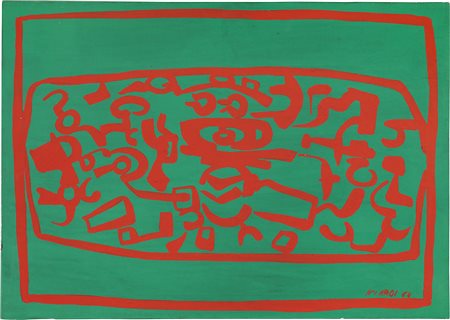 Carla Accardi, Verderosso, 1964