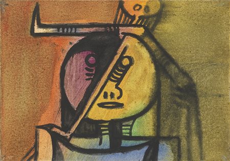 Wifredo Lam, Senza titolo, 1972 ca.