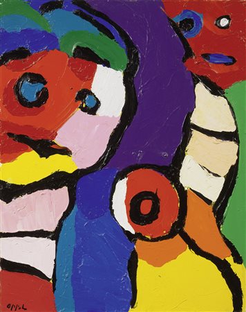 Karel Appel, Due volti, 1972-73