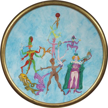 Luigi Ontani, 13 mascherine senza rime, 2000