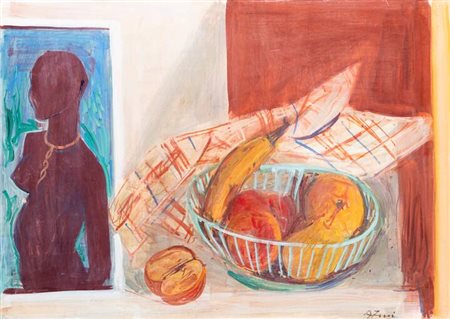 ACHILLE FUNI<BR>Ferrara 1890 - 1972 Appiano Gentile (CO)<BR>"Composizione" 1970 ca