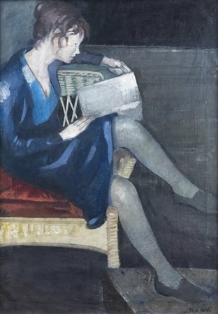 PINO PONTI<BR>Venezia 1905 - 1999<BR>"Ragazza"