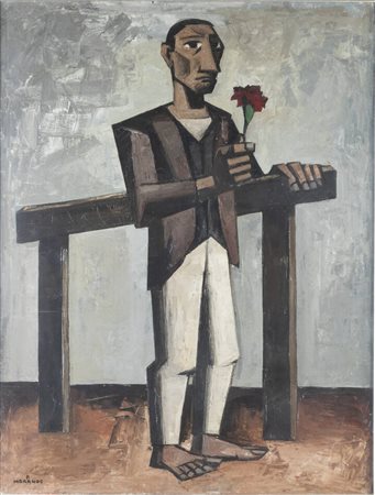 PIETRO MORANDO<BR>Alessandria 1892 - 1980<BR>"L'attesa"