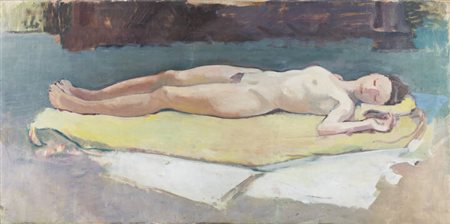 ITALO CREMONA<BR>Cozzo Lomellina (PV) 1905 - 1979 Torino<BR>"Ofelia" 1950