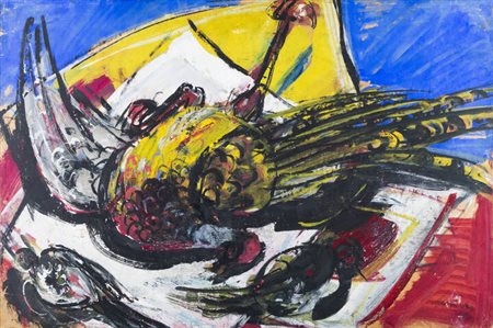 LUIGI SPAZZAPAN<BR>Gradisca d'Isonzo (GO) 1889 - 1958 Torino<BR>"Fagiano" 1946 ca