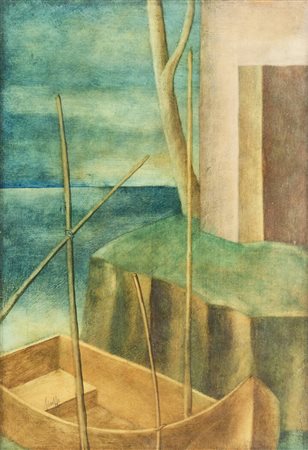 MARCELLO SCUFFI<BR>Tizzana (PI) 1948- 2021 Quarrata (PI)<BR>"Barche"