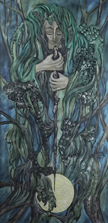 GUIDO DE BONIS<BR>Torino 1931 - 2009<BR>"La trappola della luna" 1966