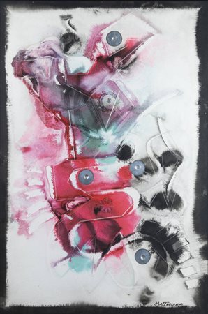 UMBERTO MASTROIANNI<BR>Fontana Liri (FR) 1910 - 1998 Marino (Roma)<BR>"Composizione"