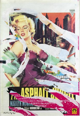 MIMMO ROTELLA<BR>Catanzaro 1918 - 2006 Milano<BR>"Marylin city" 2003