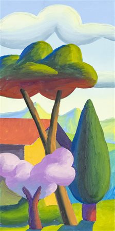 SALVO (Mangione Salvatore)<BR>Leonforte (EN) 1947 - 2015 Torino<BR>"Primavera" 2009