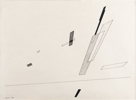 LUIGI VERONESI<BR>Milano 1908 - 1998<BR>"Costruzione" 1942