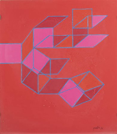 ACHILLE PERILLI<BR>Roma 1927<BR>"Senza titolo" 1976