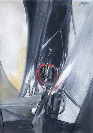 PIERO RUGGERI<BR>Torino 1930 - 2009<BR>"Ussaro" primi anni '70