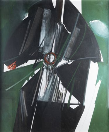 PIERO RUGGERI<BR>Torino 1930 - 2009<BR>"Napoleone verde" primi anni '70