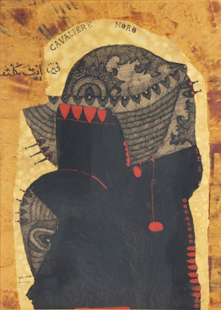 GAETANO POMPA<BR>Forenza (PZ) 1933-1998 Ansedonia (GR)<BR>"Cavaliere moro" 1964