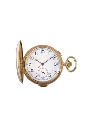 ANONIMO<BR>Orologio da tasca, cronografo con ripetizione ore e quarti al passaggio e a richiesta, Svizzera 1910 ca