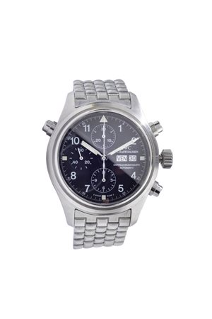 IWC<BR>Mod. “Flieger Pilot Doppelchronograph”, ref.3713, anno 2001