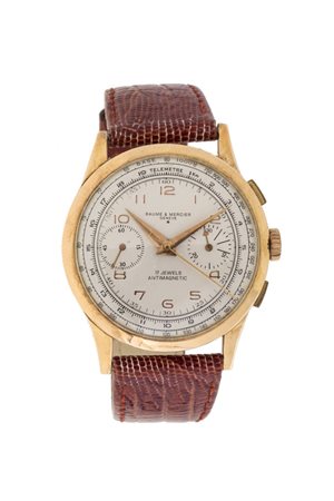 BAUME & MERCIER<BR>Mod. "Chronograph", anni '50