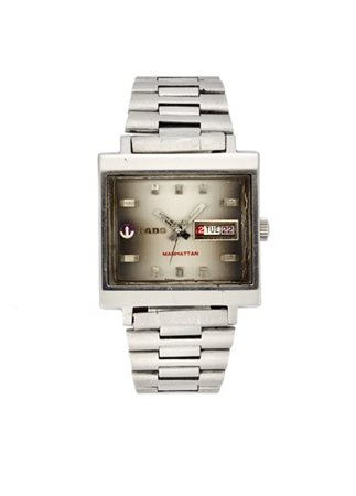 RADO MANHATTAN
Orologio da polso da uomo in acciaio
Anni '70
Quadrante e cassa