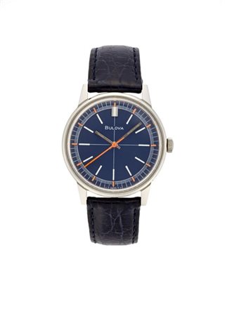 BULOVA
Orologio da polso da uomo in acciaio
Anni '70
Quadrante, movimento e cas