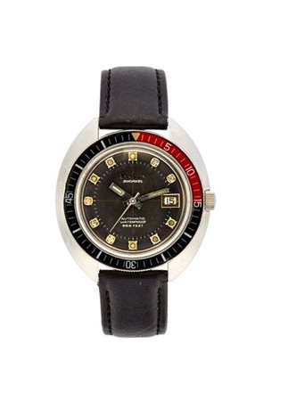 BULOVA SNORKEL
Orologio da polso da uomo in acciaio
Anni '70
Quadrante e cassa