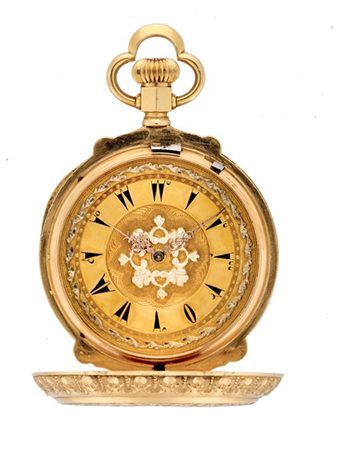DUMOLARD&C.IE
Orologio da tasca da uomo in oro 18K, savonette
Cassa firmata
Mov