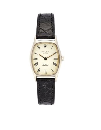 ROLEX CELLINI
Orologio da polso da donna in oro 18K bianco
Anni '70
Quadrante,
